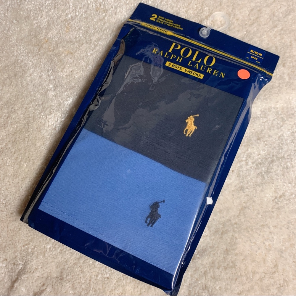 New! Ralph Lauren big kids v-neck 2-piece